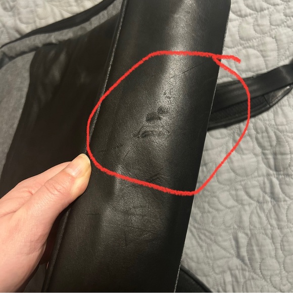 NEW BOCONI Recycled Polyester & Leather Backpack ( DEFECT) - Picture 5 of 11